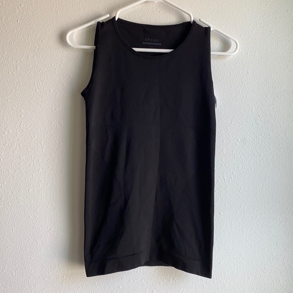 Spanx Black Muscle Tank Size L - Picture 1 of 5